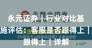 永元证券｜行业对比基础设施评估：客服是否跟得上｜详解